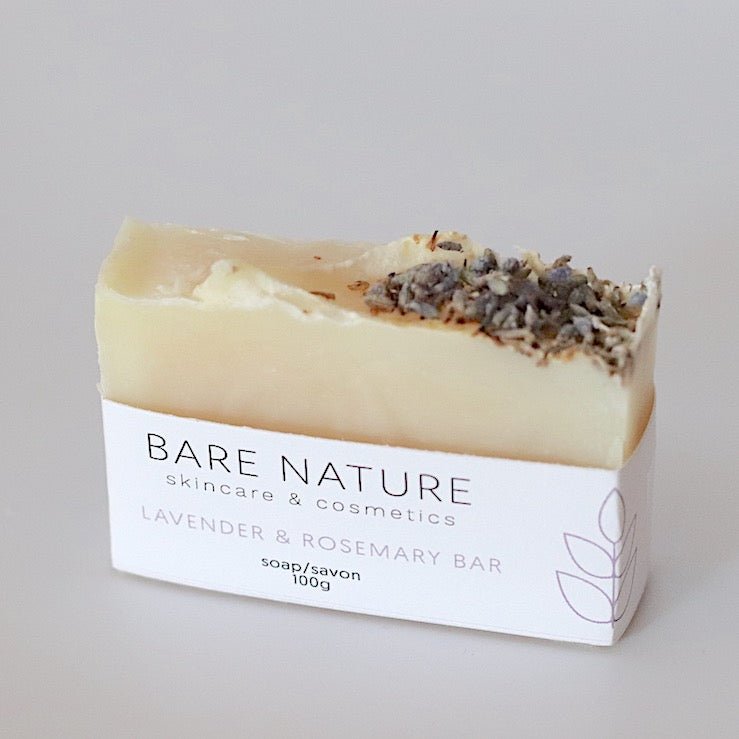 Lavender & Rosemary Soap Bar - barenature.ca