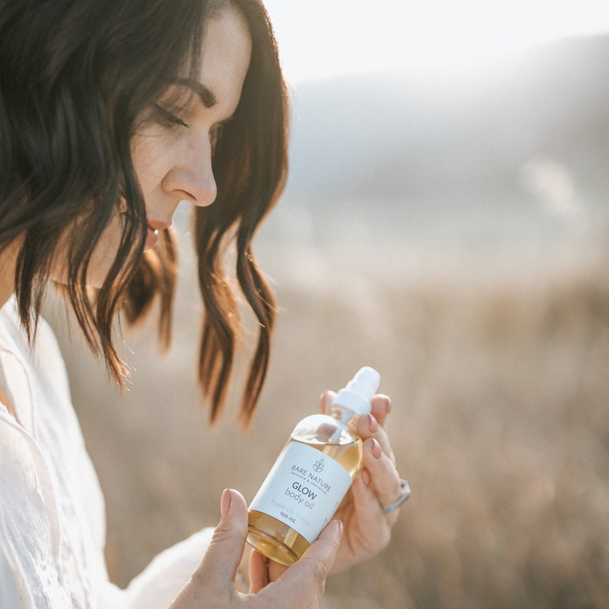 Bare Nature Skincare Glow Body Oil Made with Organic Plant Oils- barenature.ca