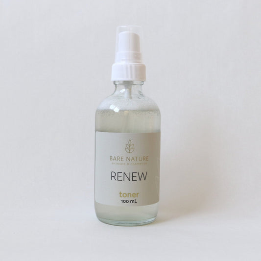 Bare Nature Skincare RENEW Toner 100ml bottle- barenature.ca