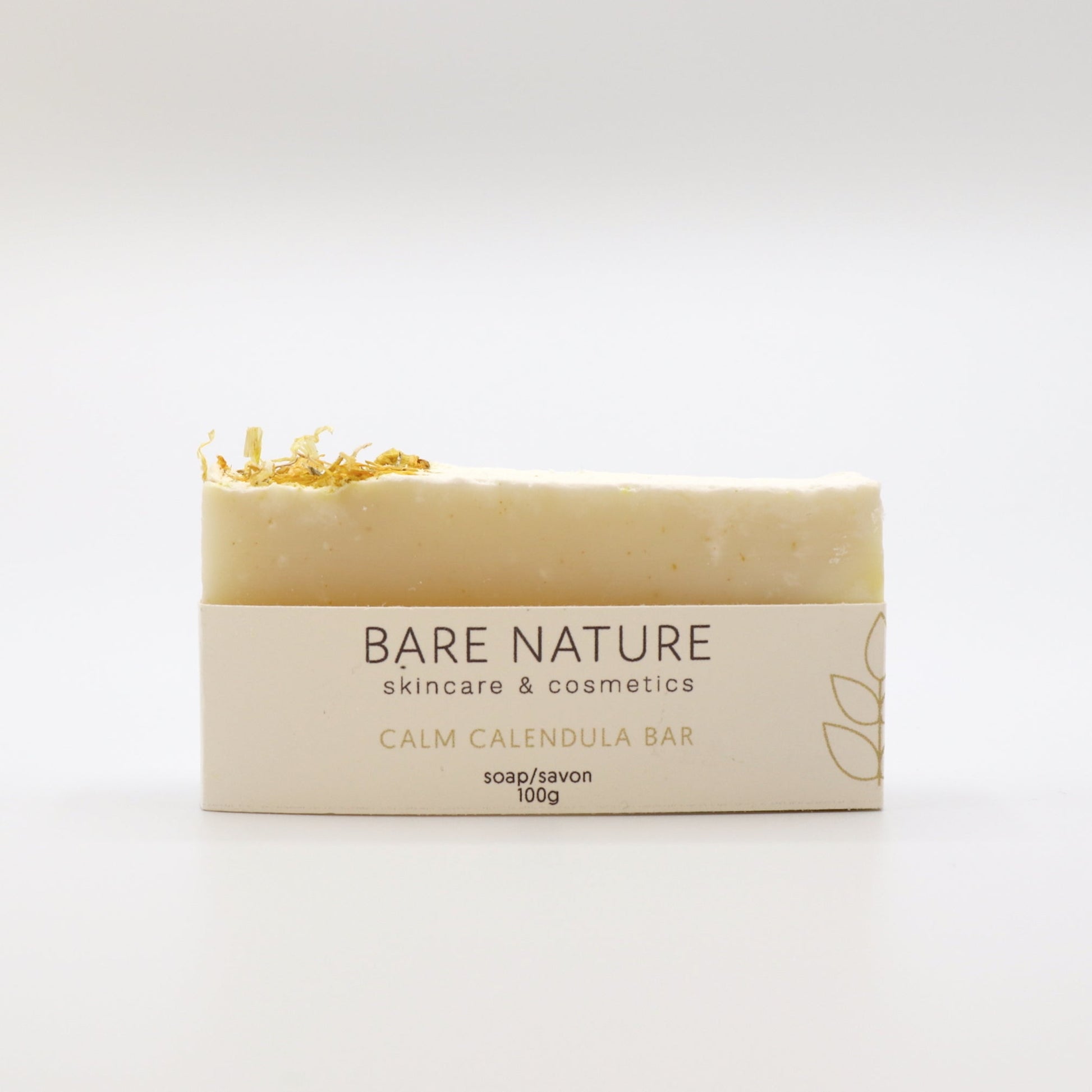 Calm Calendula Bar Soap - barenature.ca