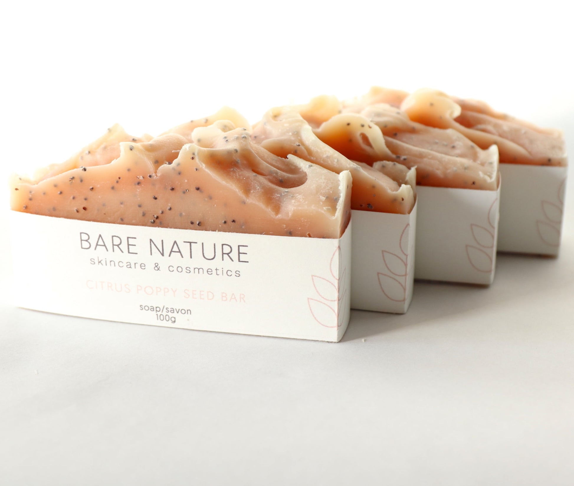 Citrus Poppyseed Bar Soap - barenature.ca