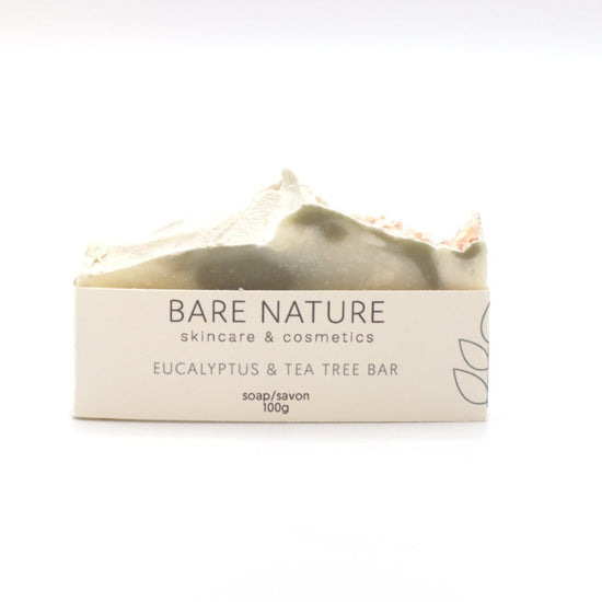 Eucalyptus and Tea Tree Bar Soap - barenature.ca