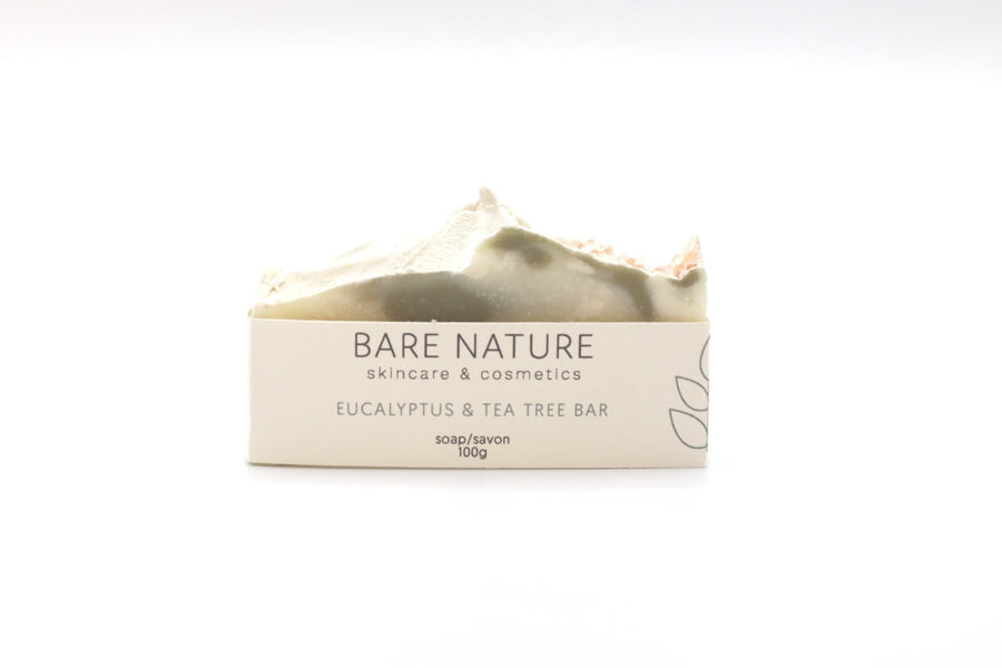 Eucalyptus and Tea Tree Bar Soap - barenature.ca