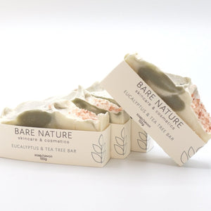 Eucalyptus and Tea Tree Bar Soap - barenature.ca