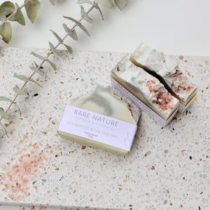 Eucalyptus and Tea Tree Bar Soap - barenature.ca