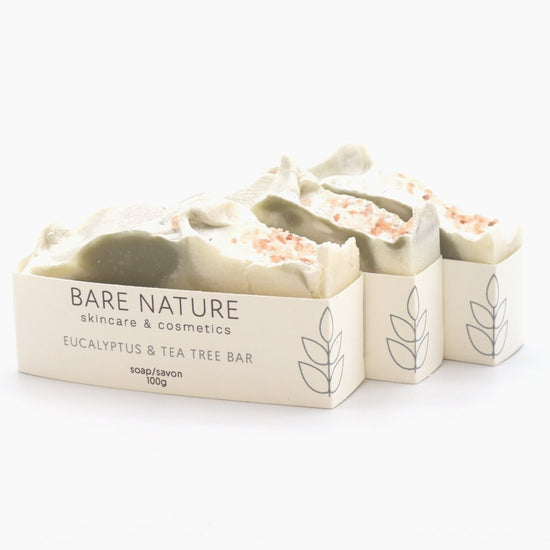 Eucalyptus and Tea Tree Bar Soap - barenature.ca