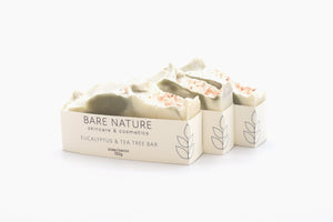Eucalyptus and Tea Tree Bar Soap - barenature.ca