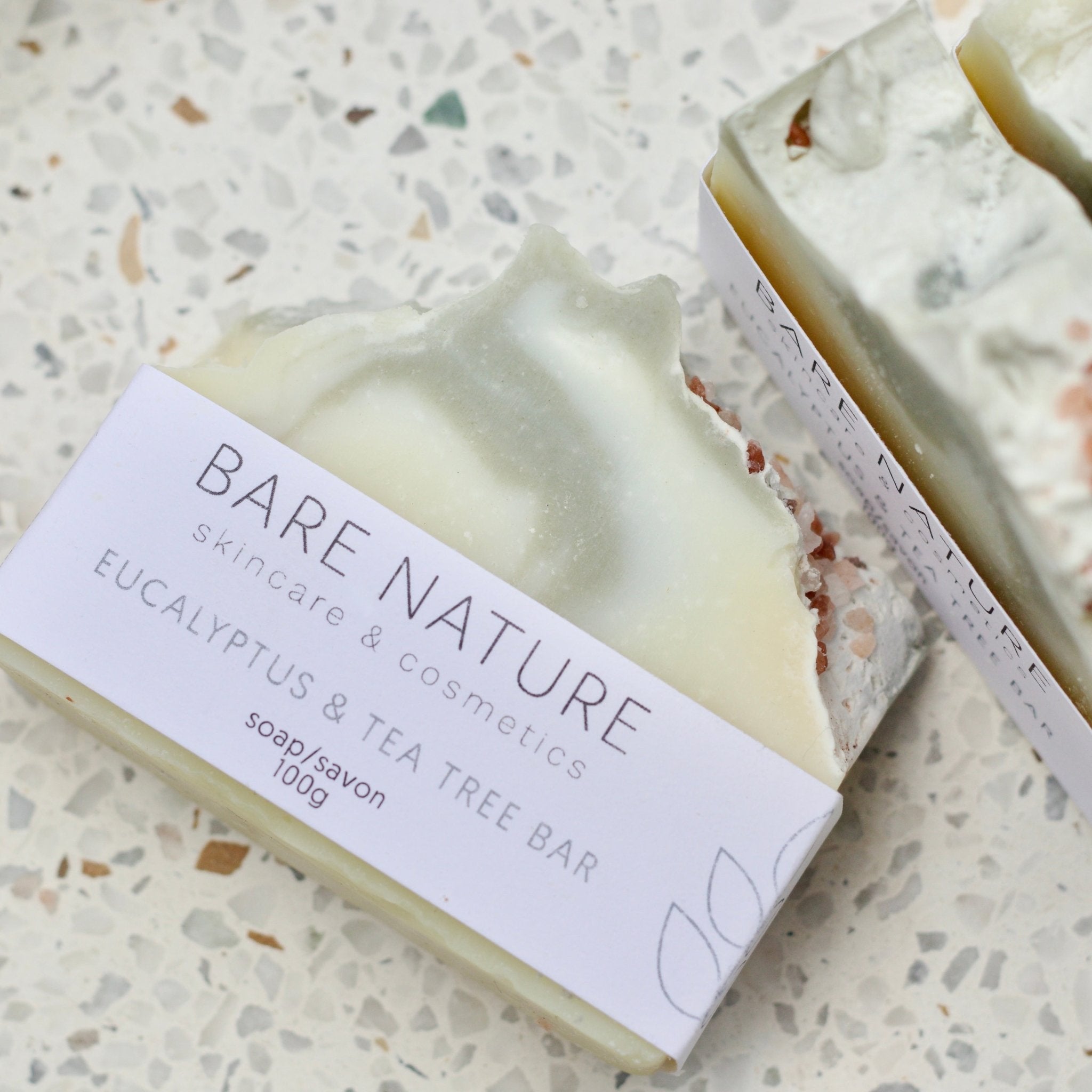 Eucalyptus and Tea Tree Bar Soap - barenature.ca