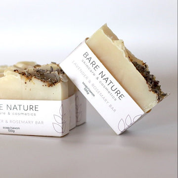 Lavender & Rosemary Soap Bar - barenature.ca